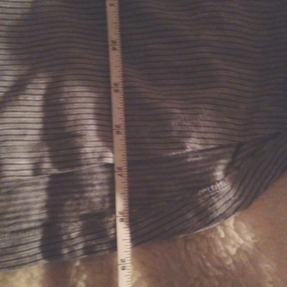 CREmieux striped tshirt V notch  blue/Grey  Large Casual Stylish Mens - Picture 6 of 6